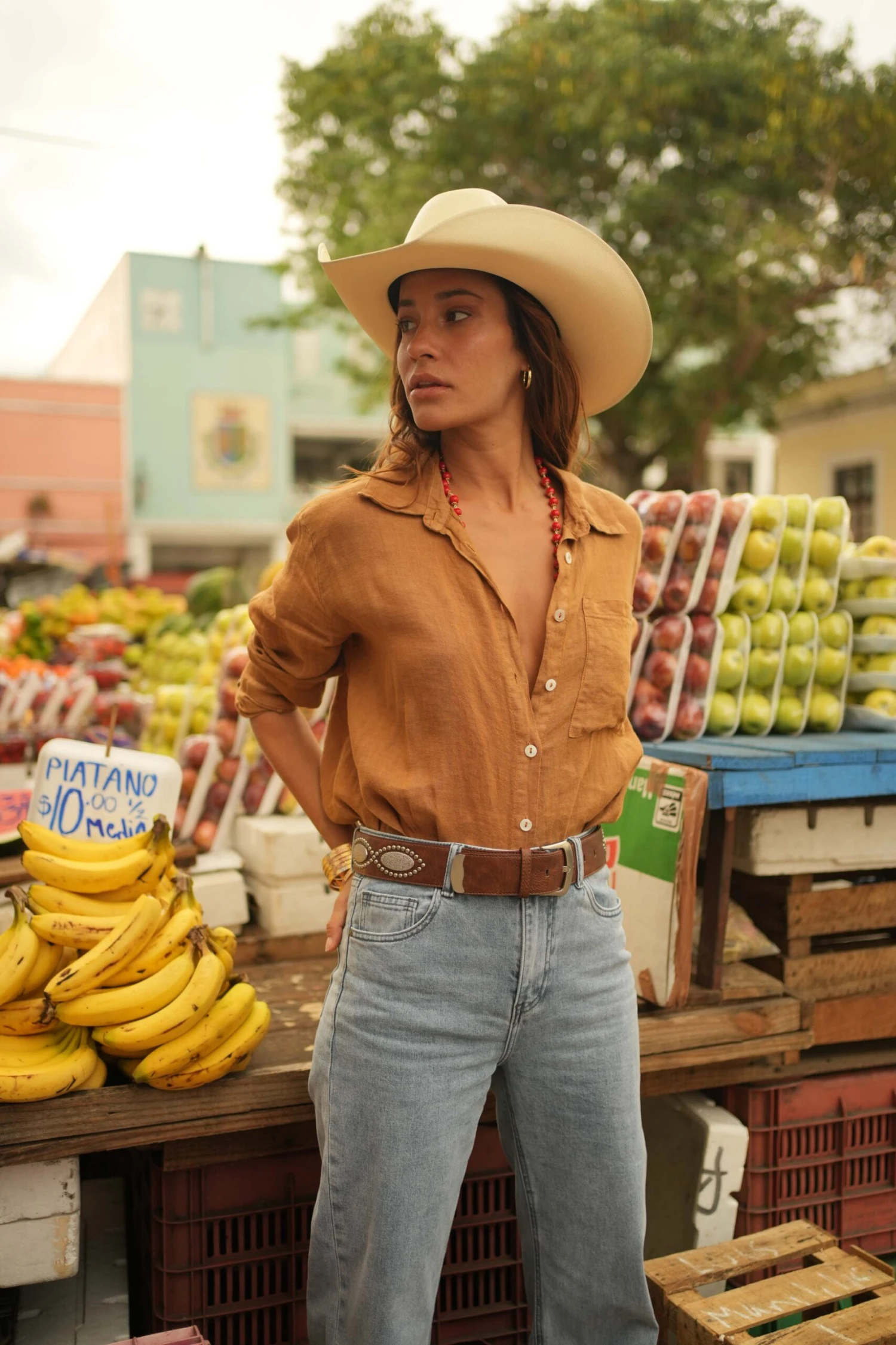 Chemise Louise - Ocre 3 Chemise Louise - Ocre – Image 2