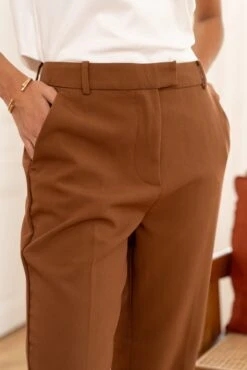 Pantalon Garance - Camel 8 Pantalon Garance - Camel -Borcelle C2031CMCAMEL3