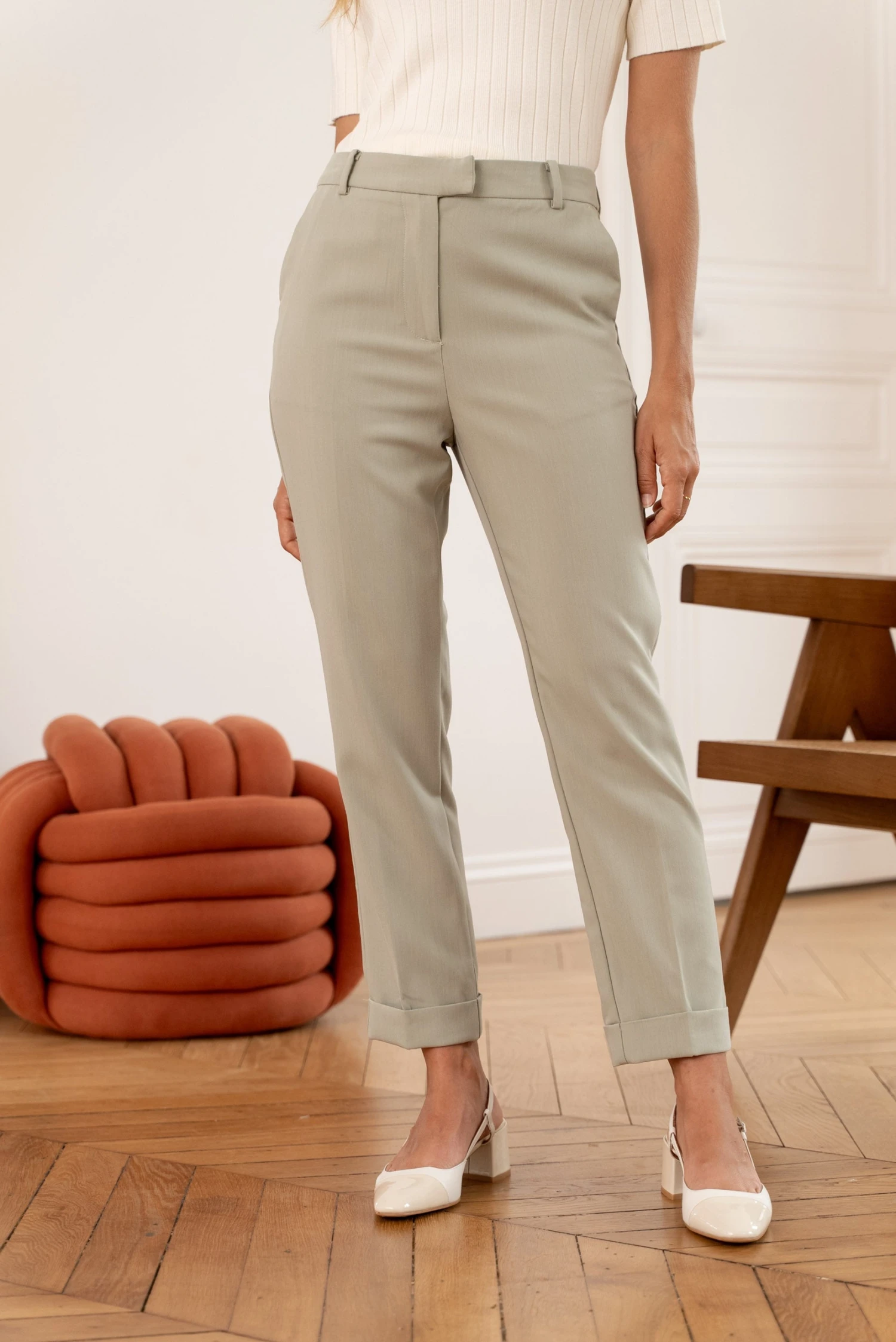 Pantalon Garance - Tilleul 4 Pantalon Garance - Tilleul – Image 2