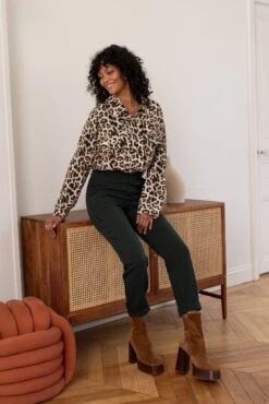 Pantalon Garance - Vert Sapin 9 Pantalon Garance - Vert Sapin -Borcelle C2031VSVERT5