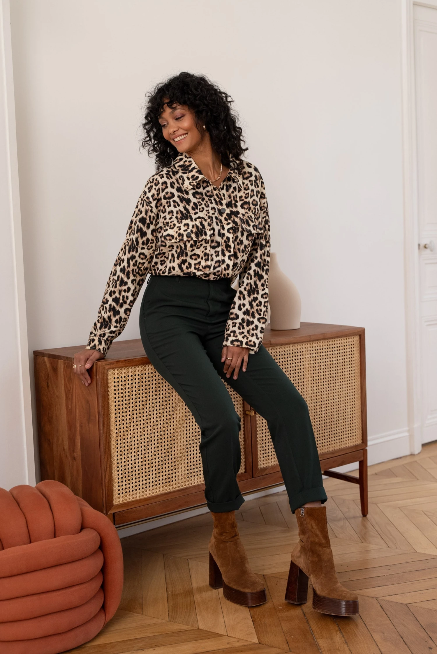 Pantalon Garance - Vert Sapin 6 Pantalon Garance - Vert Sapin – Image 4