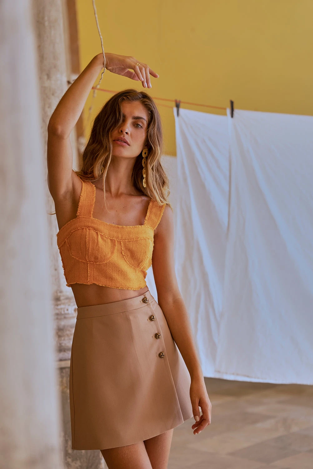 Jupe Marine - Tabac 3 Jupe Marine - Tabac