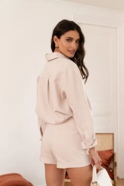 Short Carlos - Beige 7 Short Carlos - Beige -Borcelle C2068BGBEIGE5