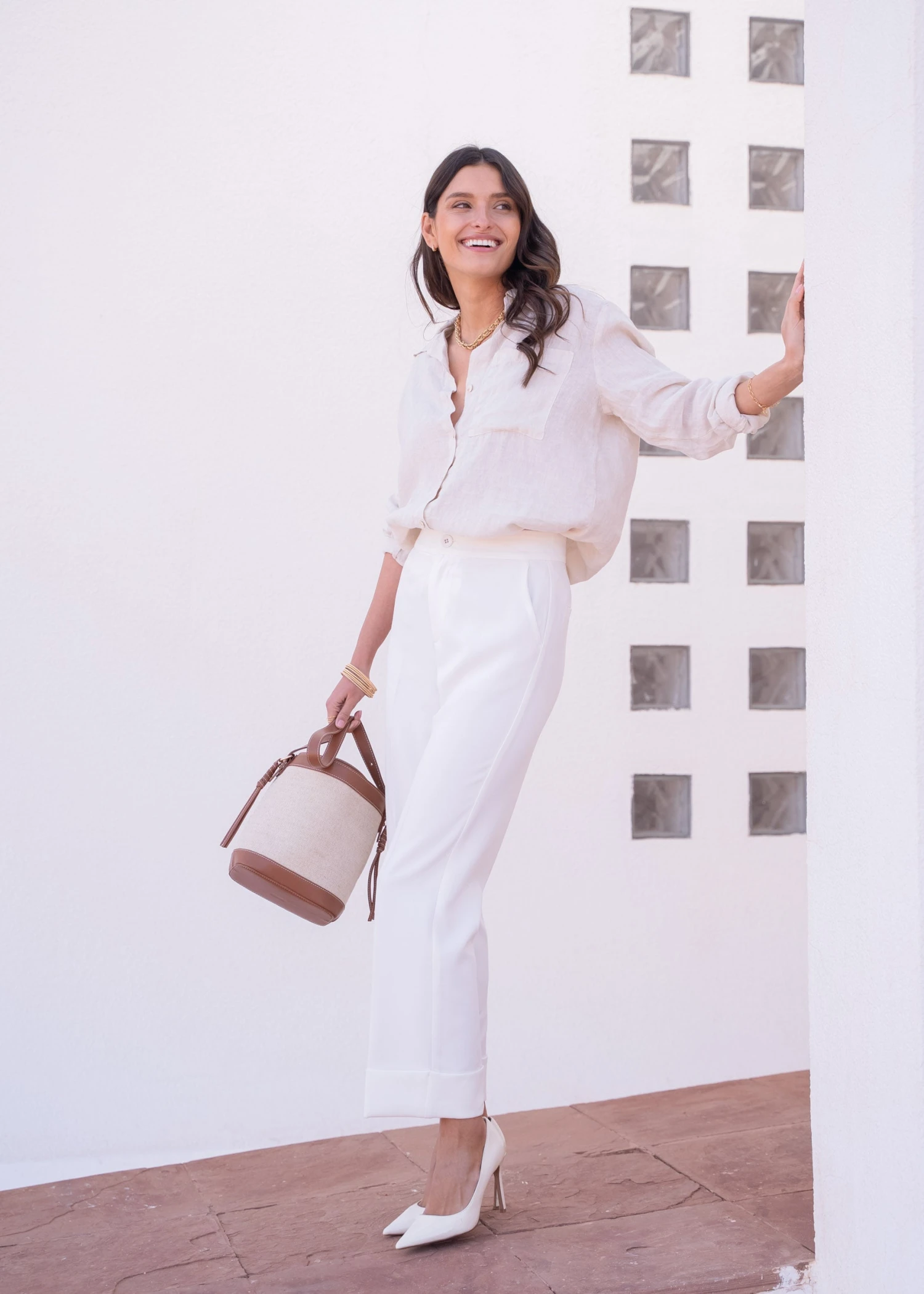 Pantalon Kelly - Blanc 3 Pantalon Kelly - Blanc