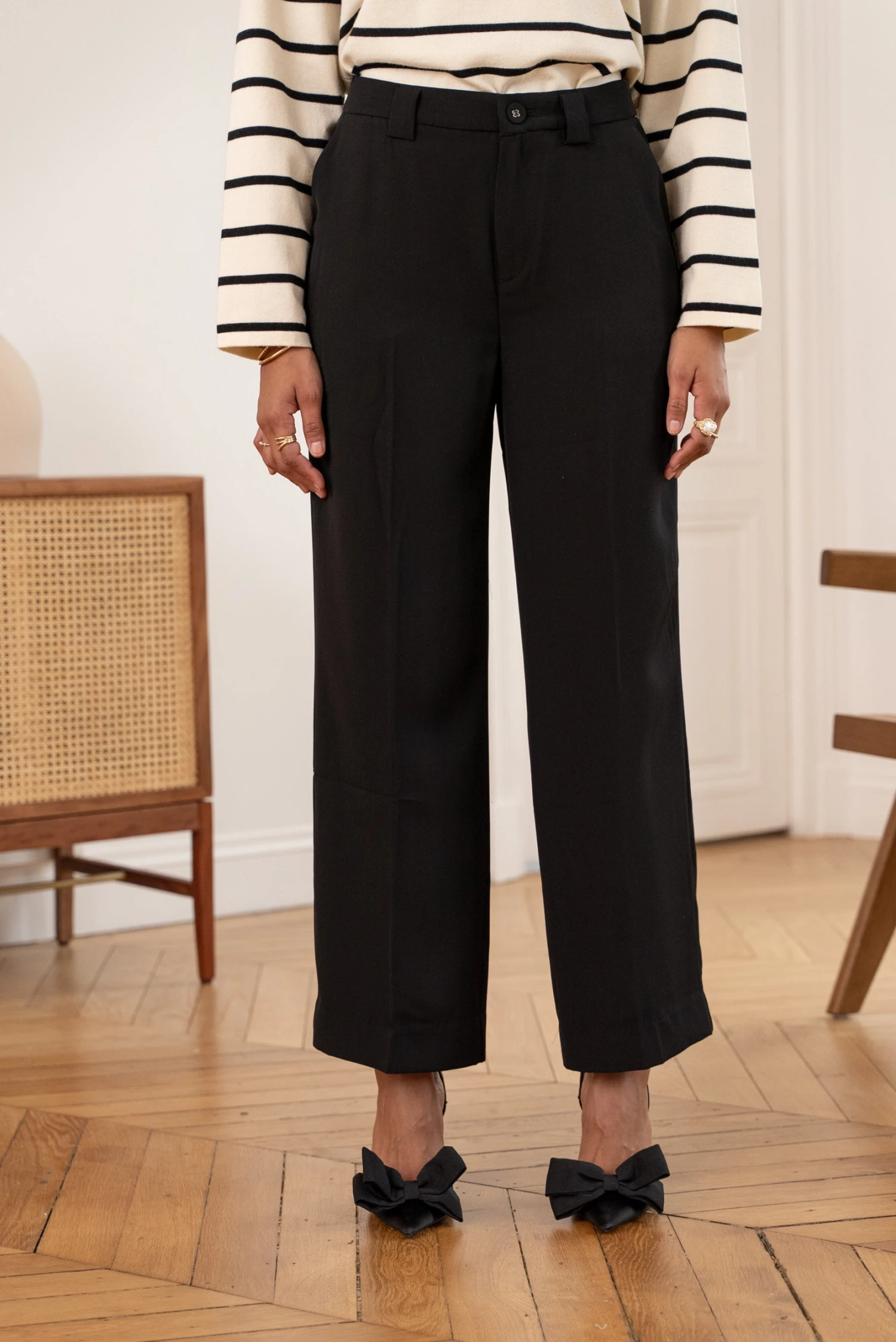 Pantalon Alba - Noir 3 Pantalon Alba - Noir – Image 2