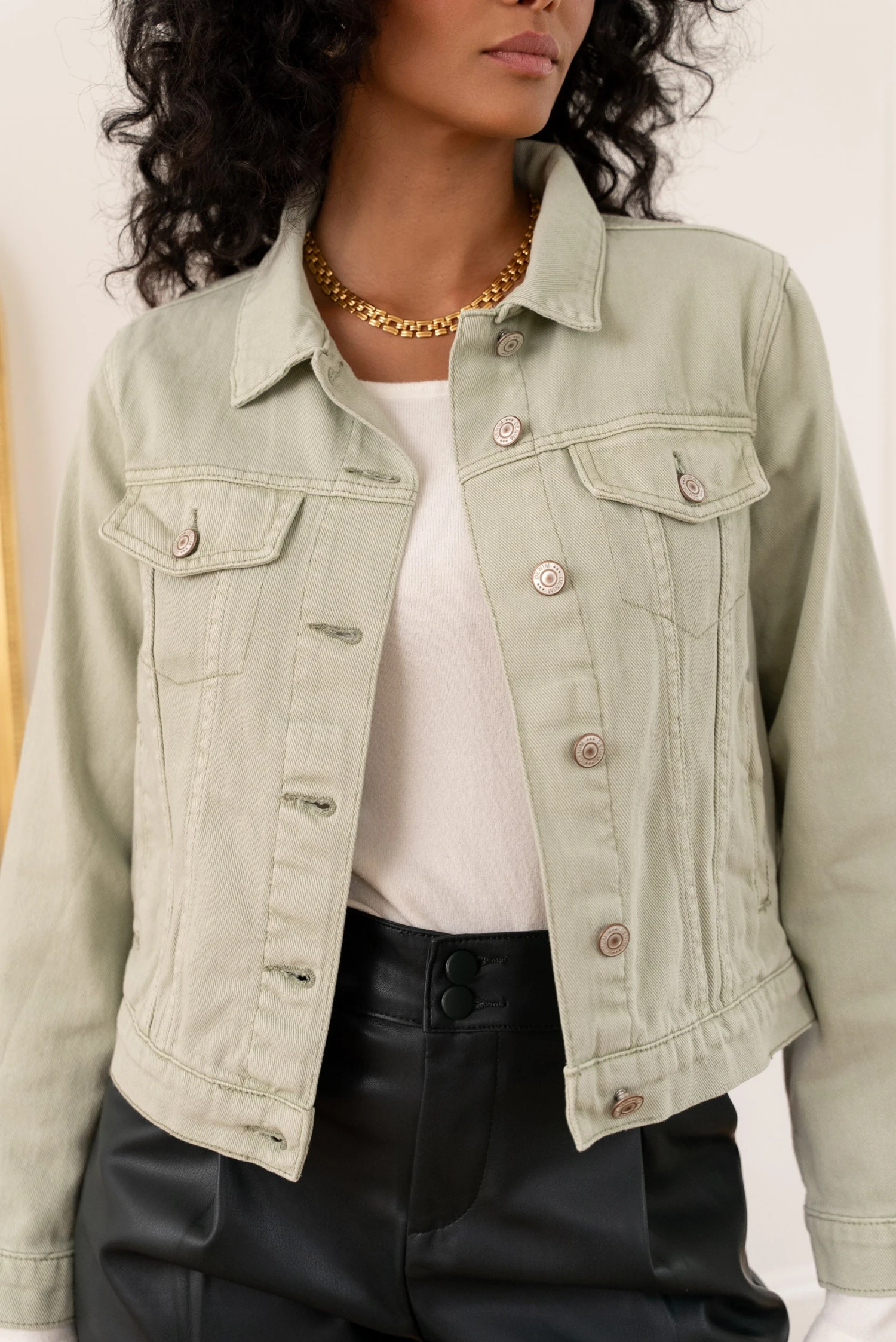 Veste Valence - Denim Sauge 4 Veste Valence - Denim Sauge – Image 2