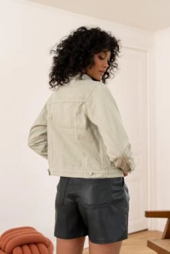 Veste Valence - Denim Sauge 7 Veste Valence - Denim Sauge -Borcelle JD1726SGSAUGE3