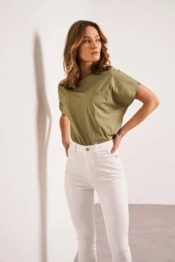 Jean Alice - Denim Blanc