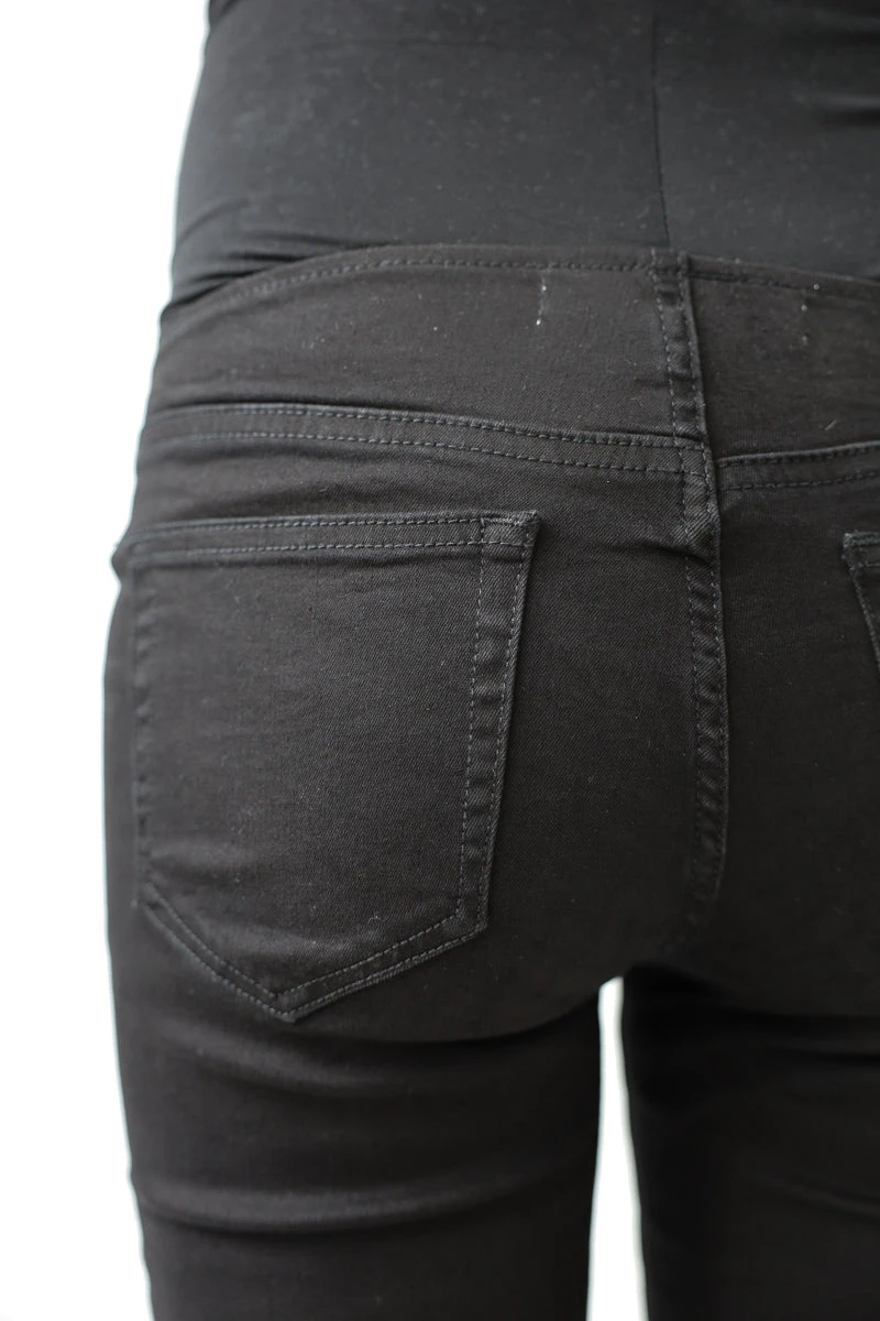 Pantalon Maternity - Denim Noir 3 Pantalon Maternity - Denim Noir