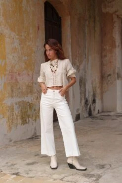 Jean Windy - Denim Blanc