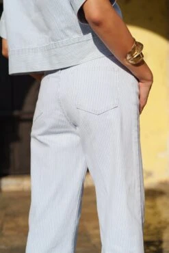 Jean Windy - Rayé Bleu 9 Jean Windy - Rayé Bleu -Borcelle JD333RBLRAYUREBLEU6