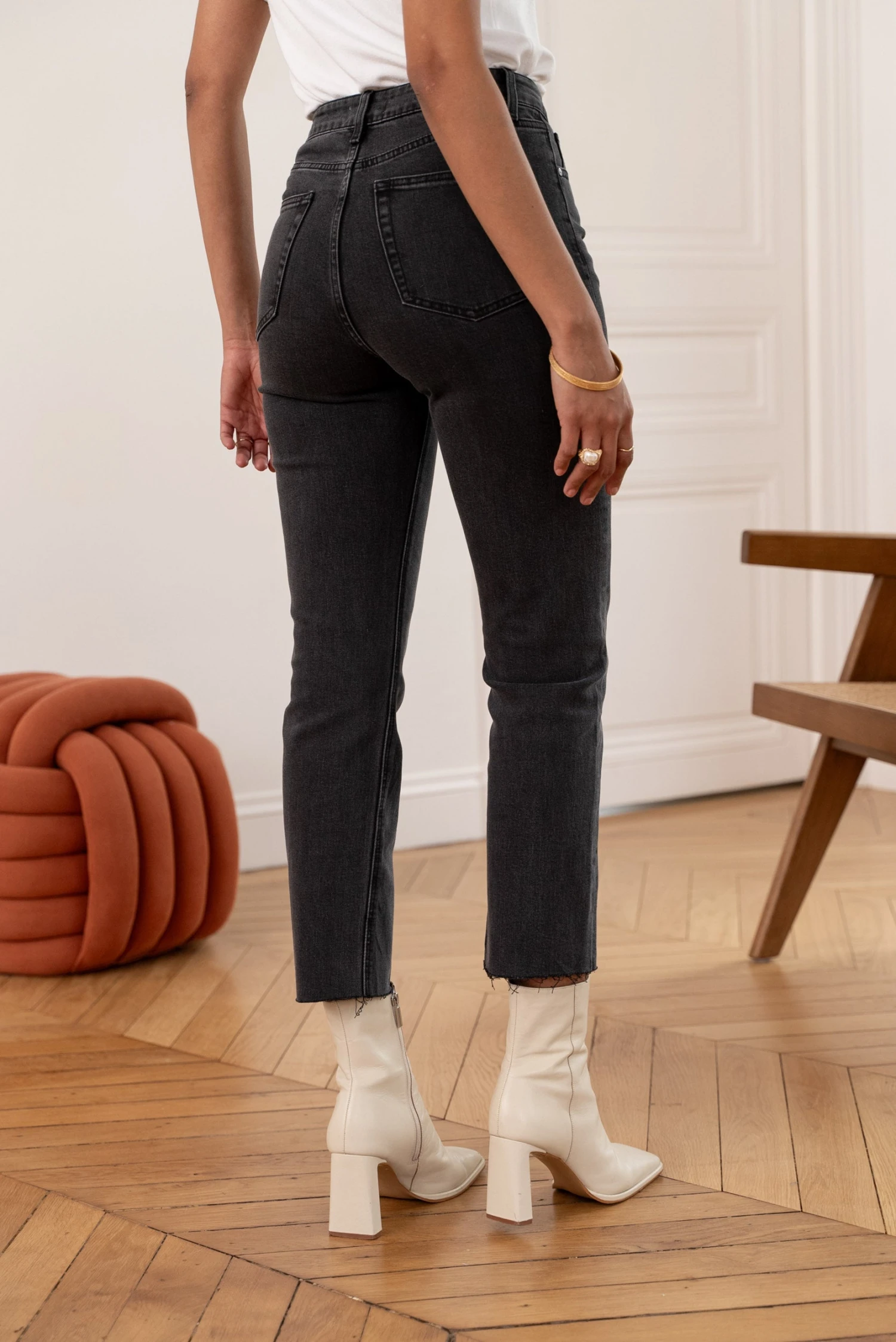 Jean Maryline - Denim Gris Moyen 5 Jean Maryline - Denim Gris Moyen – Image 3