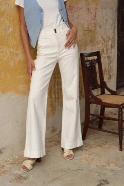 Jean Elena - Denim Blanc 8 Jean Elena - Denim Blanc -Borcelle JD381B BLANC 2