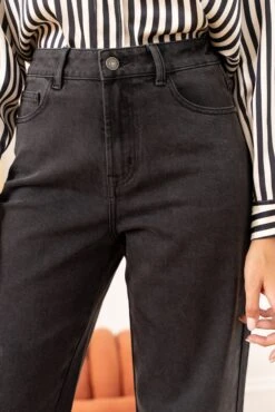 Jean Barbara - Denim Gris Moyen 8 Jean Barbara - Denim Gris Moyen -Borcelle JD405GFGRIS3