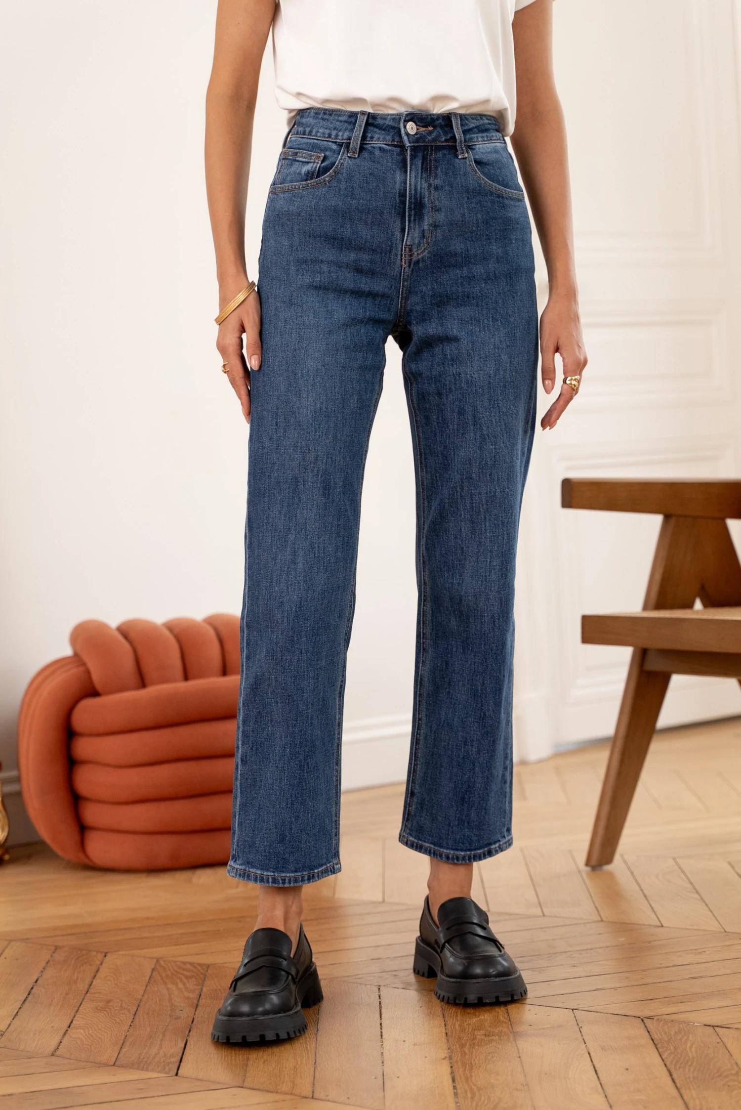 Jean Solange - Denim Foncé 4 Jean Solange - Denim Foncé – Image 2