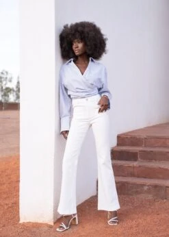 Jean Francine - Denim Blanc