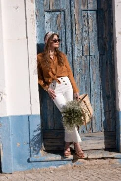 Jean Victorine - Denim Blanc