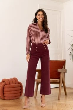 Jean Victorine - Denim Bordeaux