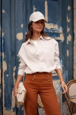 Jean Victorine - Denim Camel 8 Jean Victorine - Denim Camel -Borcelle JD413CMCAMEL6