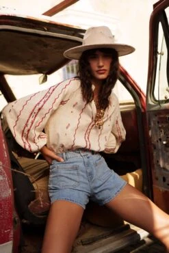 Short Sandrine - Denim Clair