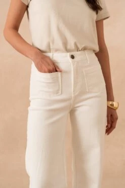 Jean Gaspard - Denim Blanc 8 Jean Gaspard - Denim Blanc -Borcelle JD434 B BLANC3