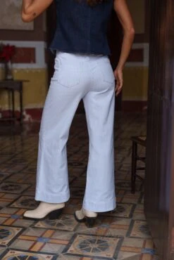 Jean Gasparette - Denim Rayé Bleu 9 Jean Gasparette - Denim Rayé Bleu -Borcelle JD435RBLRAYUREBLEU4