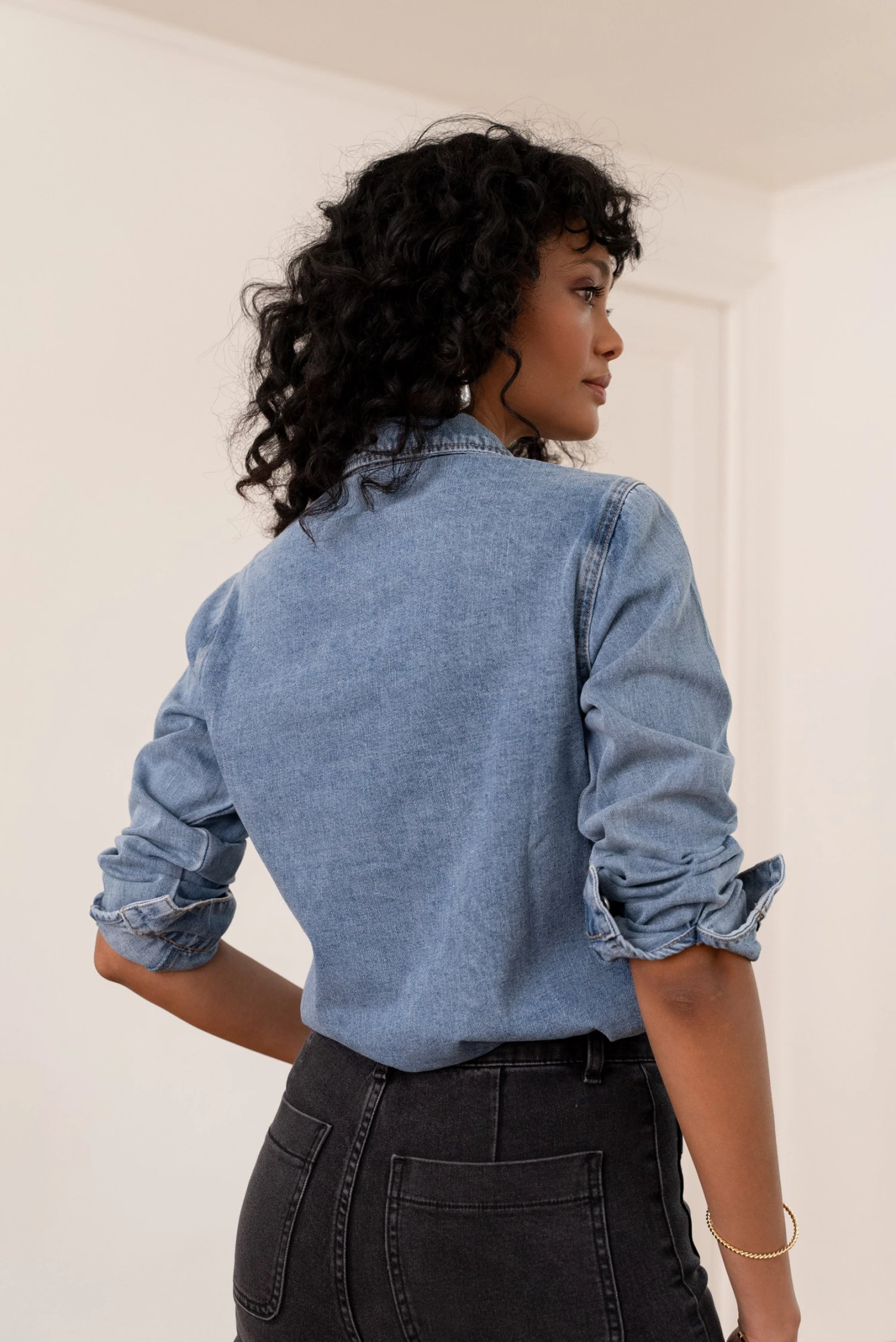 Chemise Celia - Denim Stone 5 Chemise Celia - Denim Stone – Image 3