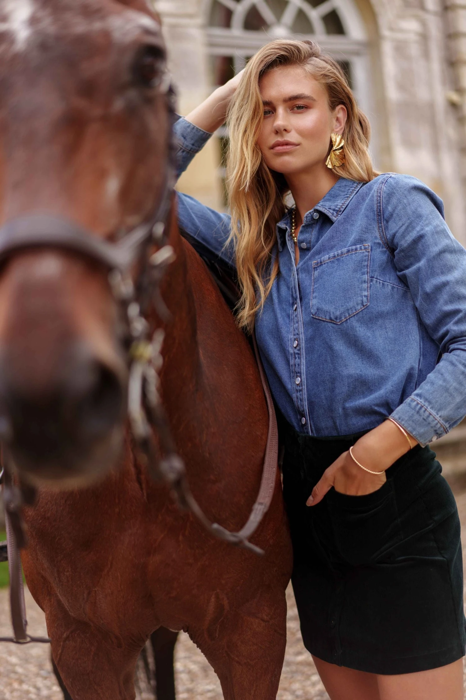 Chemise Celia - Denim Stone 3 Chemise Celia - Denim Stone