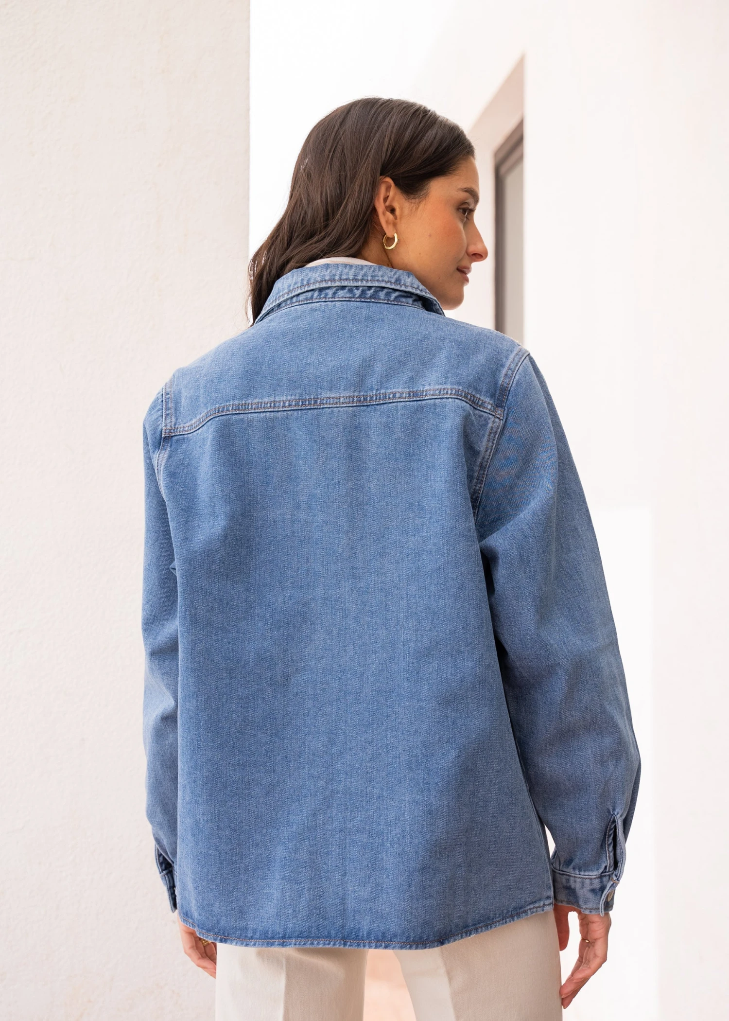 Chemise Cheri - Denim Stone 4 Chemise Cheri - Denim Stone – Image 2