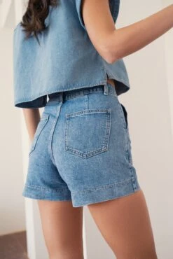 Short Swan - Denim Stone 6 Short Swan - Denim Stone -Borcelle JD461ADENIM3