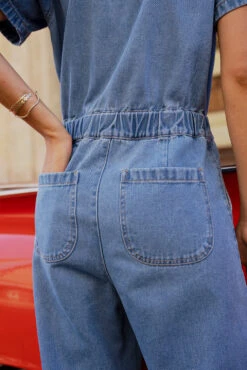 Combinaison Paris - Denim Stone 7 Combinaison Paris - Denim Stone -Borcelle JD470DENIM5