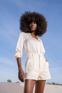 Short Lina - Denim Beige