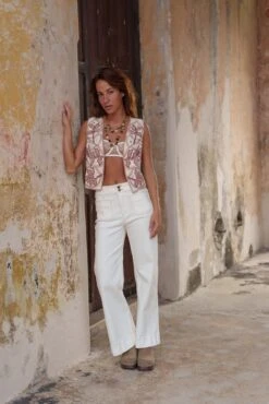 Jean Elenette - Denim Blanc Taupe