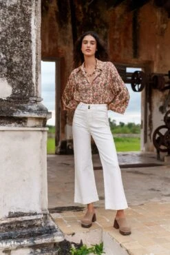 Jean Elenette - Denim Blanc