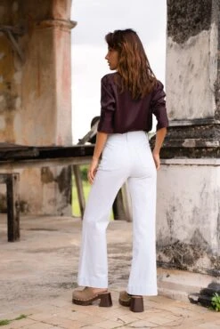 Jean Elenette - Denim Rayé Bleu -Borcelle JD474RBLBLEU3