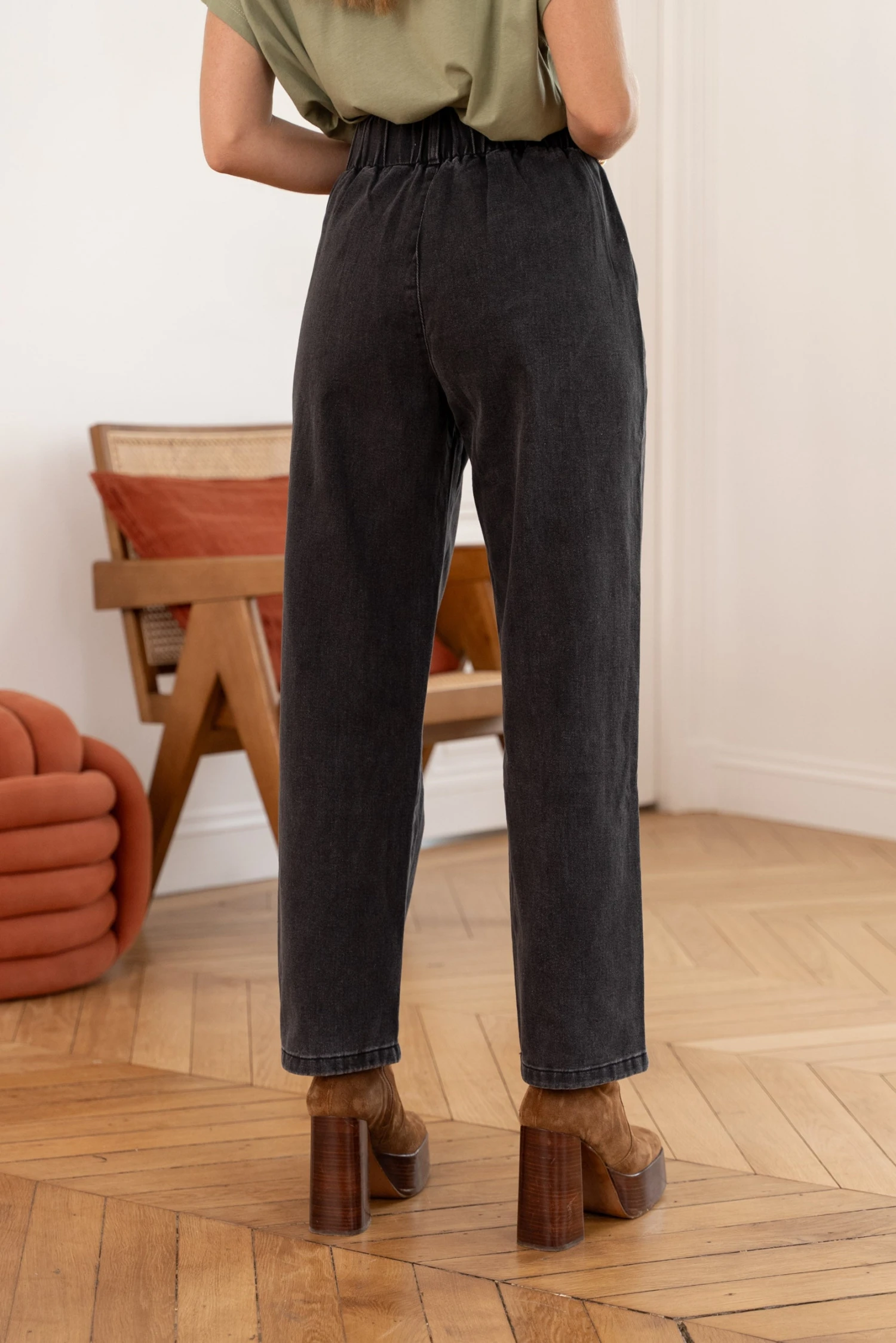 Jean Doriane - Denim Gris Moyen 6 Jean Doriane - Denim Gris Moyen – Image 4