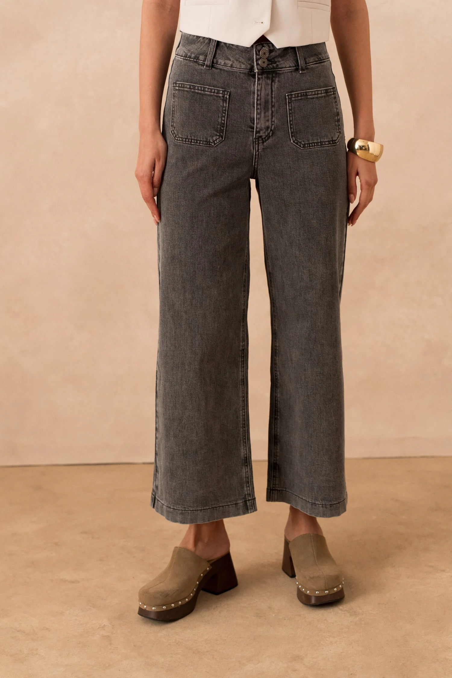 Jean Violette - Denim Gris 4 Jean Violette - Denim Gris – Image 2