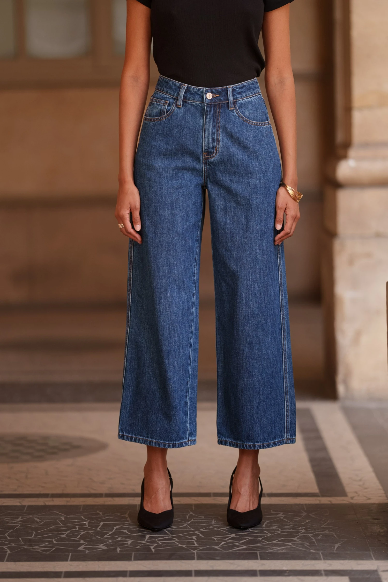 Jean Colombe - Denim Foncé 4 Jean Colombe - Denim Foncé – Image 2