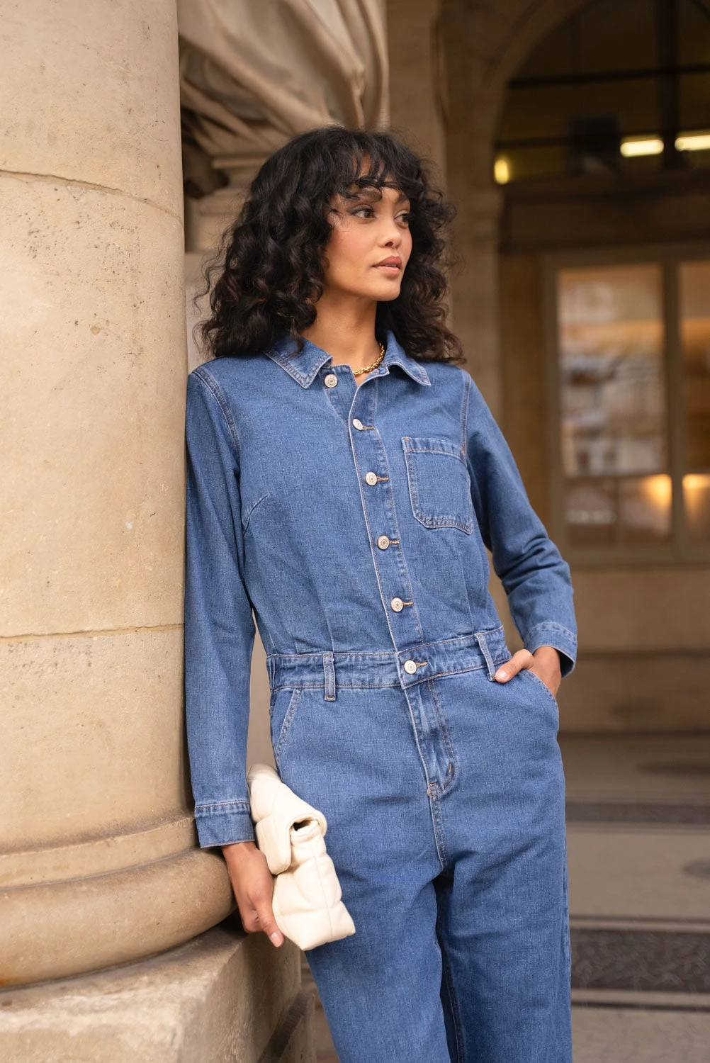 Combinaison Charly - Denim Stone 5 Combinaison Charly - Denim Stone – Image 3