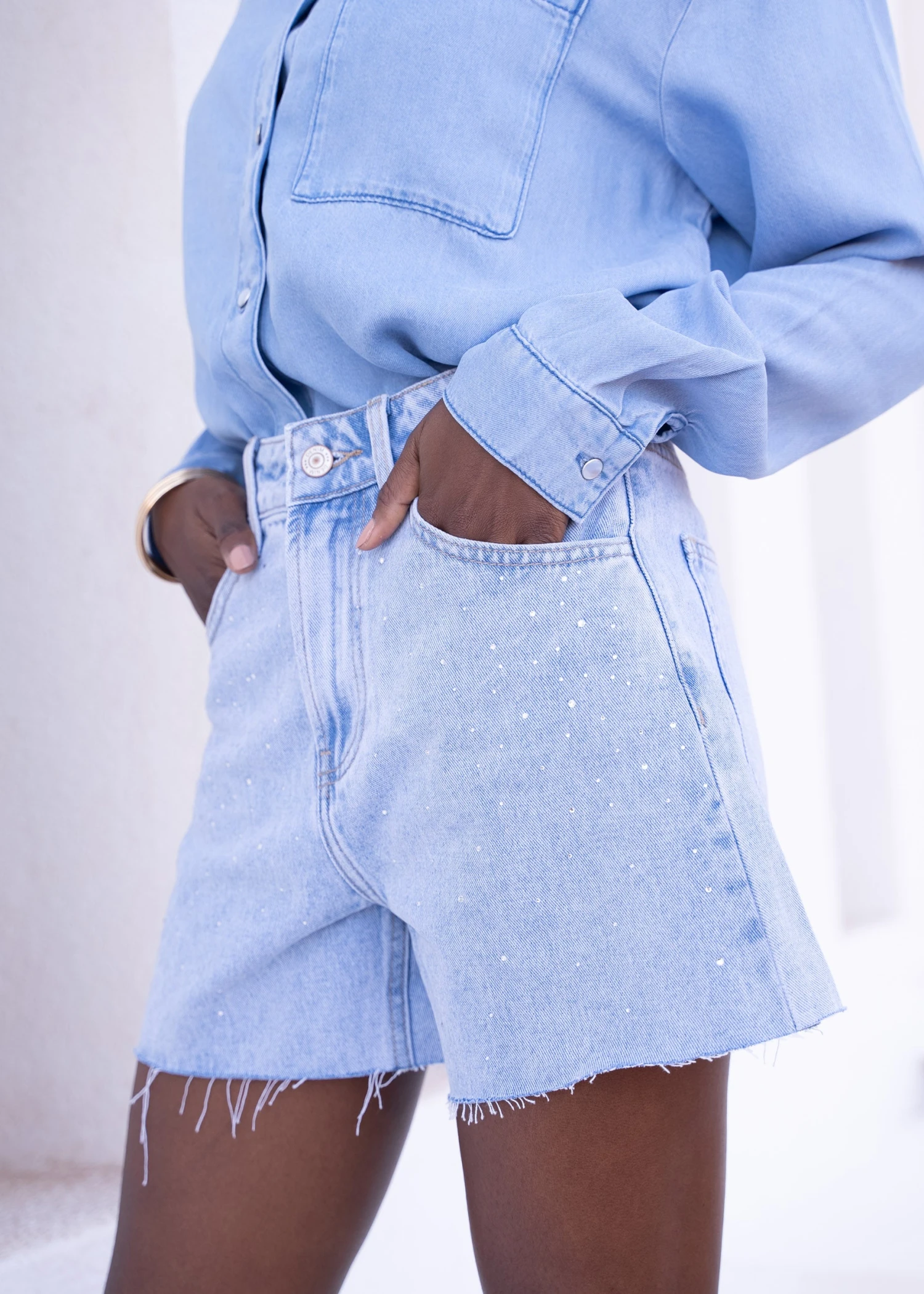 Short Sullivan - Denim Très Clair 5 Short Sullivan - Denim Très Clair – Image 3