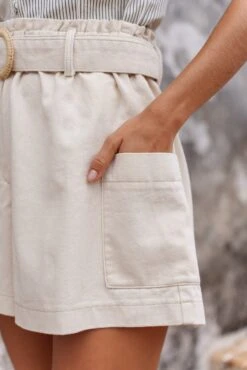 Short Soline - Denim Naturel 8 Short Soline - Denim Naturel -Borcelle JD507NTNATURAL4