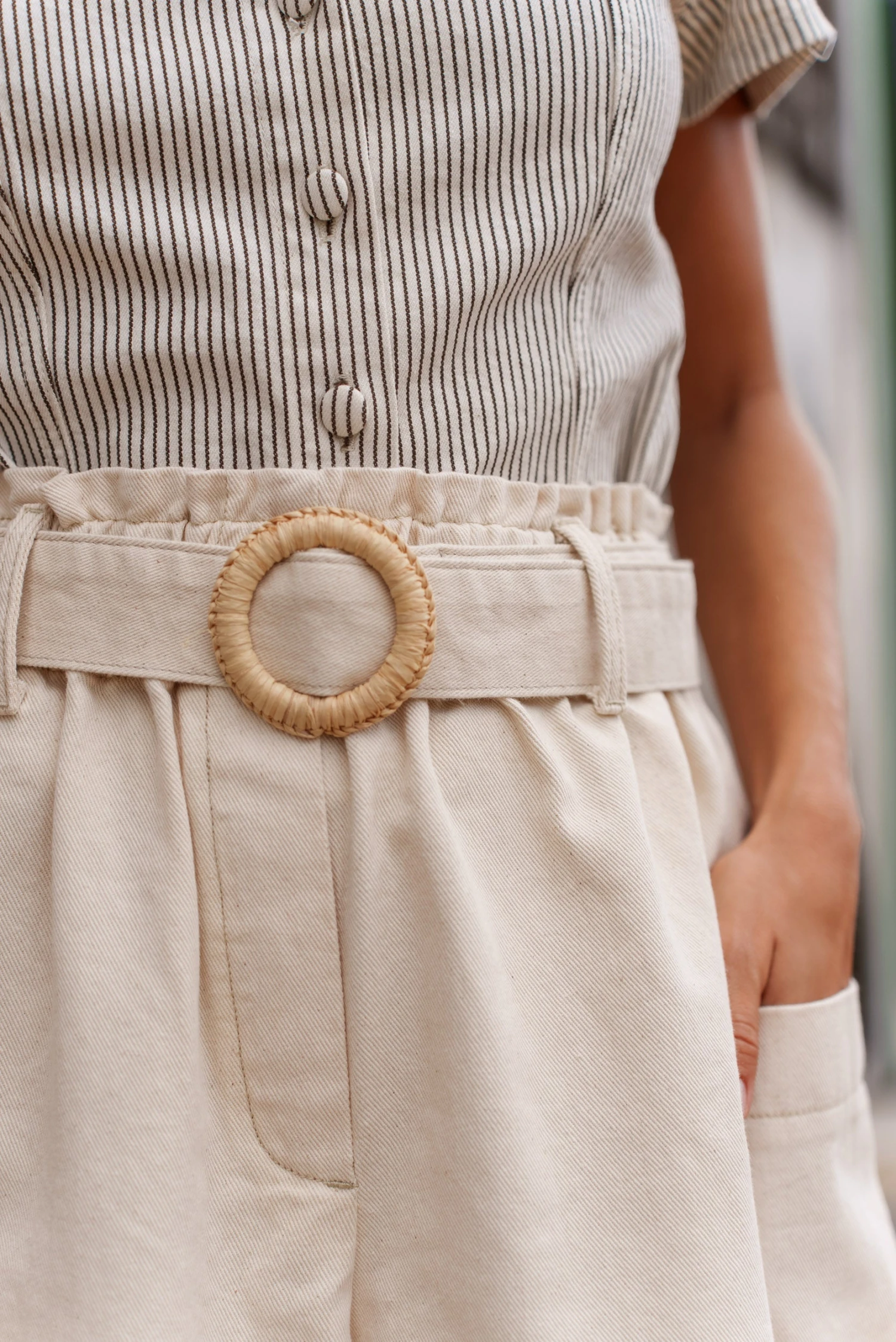 Short Soline - Denim Naturel 6 Short Soline - Denim Naturel – Image 4