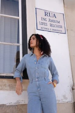 Combinaison Charlie - Denim Clair 8 Combinaison Charlie - Denim Clair -Borcelle JD513YDENIM7