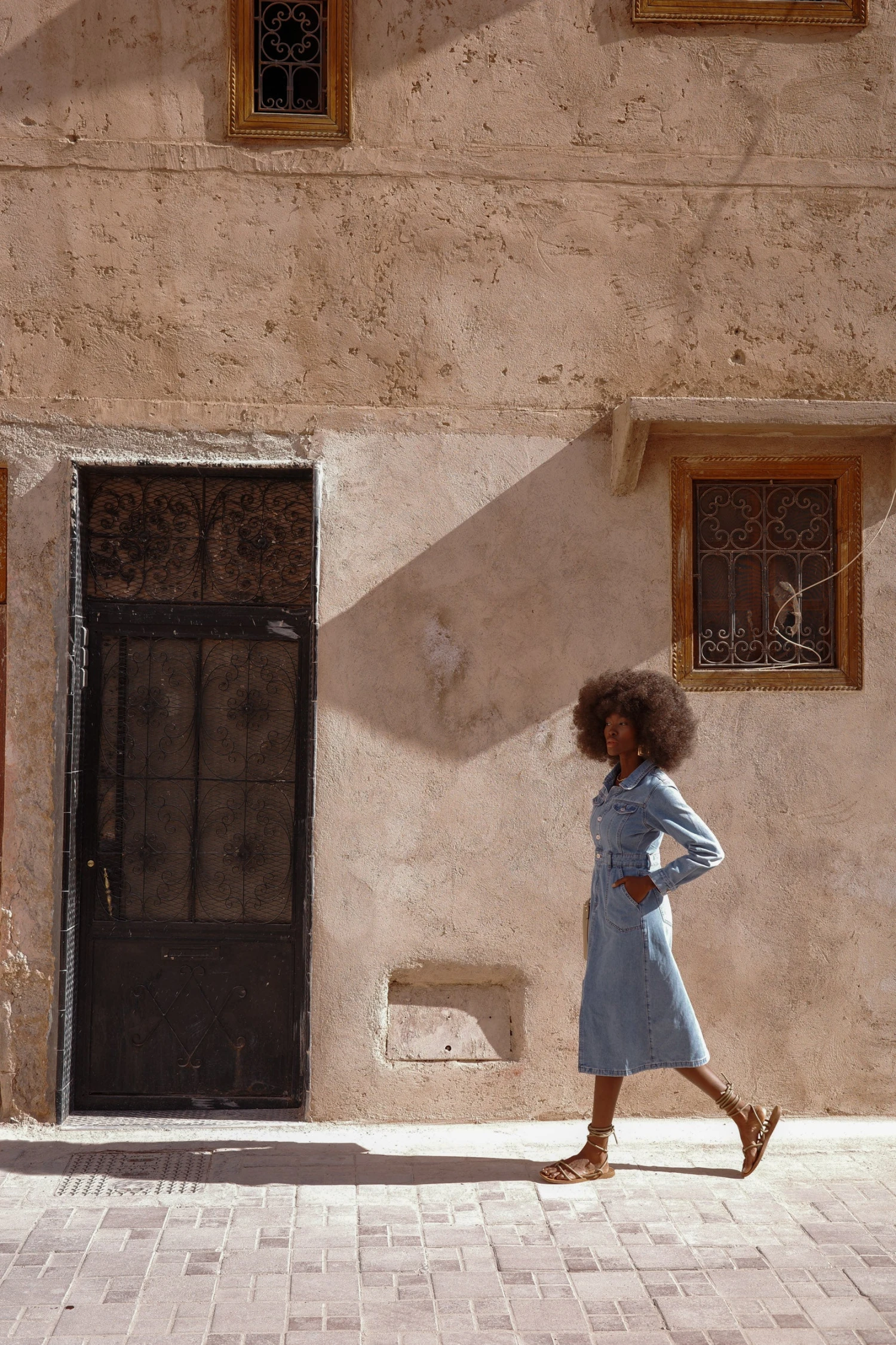 Robe Ophelie - Denim Clair 4 Robe Ophelie - Denim Clair – Image 2