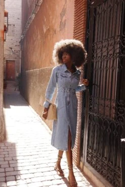 Robe Ophelie - Denim Clair