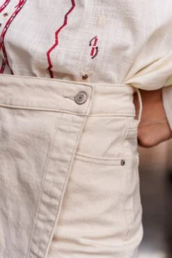 Jupe-short Jadene - Denim Naturel 8 Jupe-short Jadene - Denim Naturel -Borcelle JD523NTNATURAL5