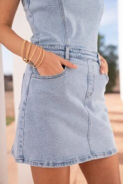 Robe Remy - Denim Clair 7 Robe Remy - Denim Clair -Borcelle JD531DENIM3