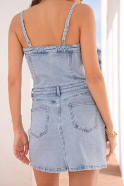 Robe Remy - Denim Clair 8 Robe Remy - Denim Clair -Borcelle JD531DENIM4