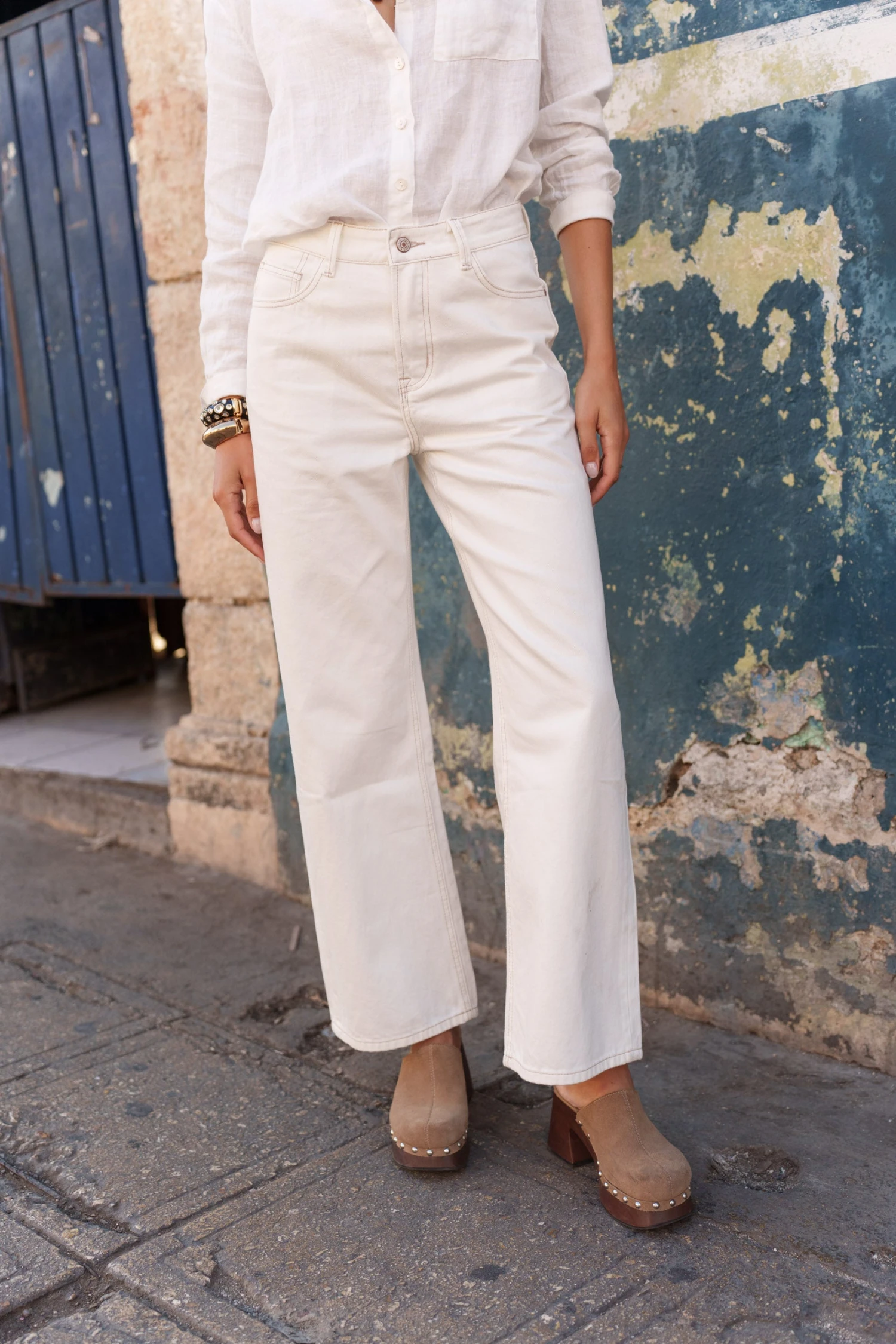 Jean Raphael - Denim Blanc Taupe 4 Jean Raphael - Denim Blanc Taupe – Image 2