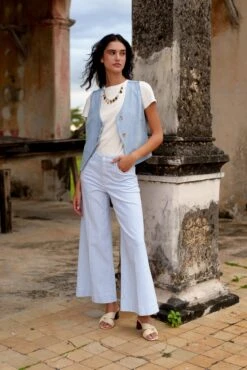 Jean Peter - Denim Rayé Bleu